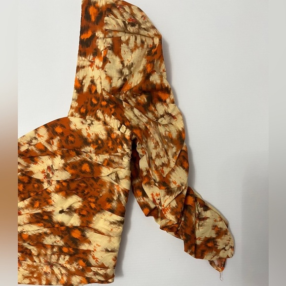 Gorgeous ZARA brand new autumn floral crop top-  size X- Small - Picture 3 of 7